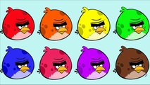 Angry Birds Coloring Pages For Learning Colors - Angry Birds Coloring Book Part 2