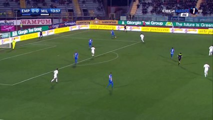 Gianluca Lapadula Goal HD - Empoli 0-1 AC Milan - 26.11.2016