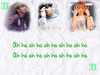 Double S 301 - AH-HA (color coded lyrics)