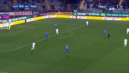 Gianluca Lapadula Goal HD - Empoli 0-1 AC Milan - 26.11.2016_HD