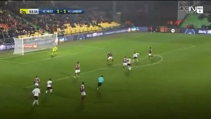 Bejamin Moukandjo Goal - Metz 1-2 Lorient 26.11.2016