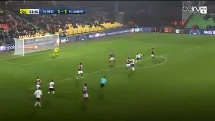 Bejamin Moukandjo Goal - Metz 1-2 Lorient 26.11.2016
