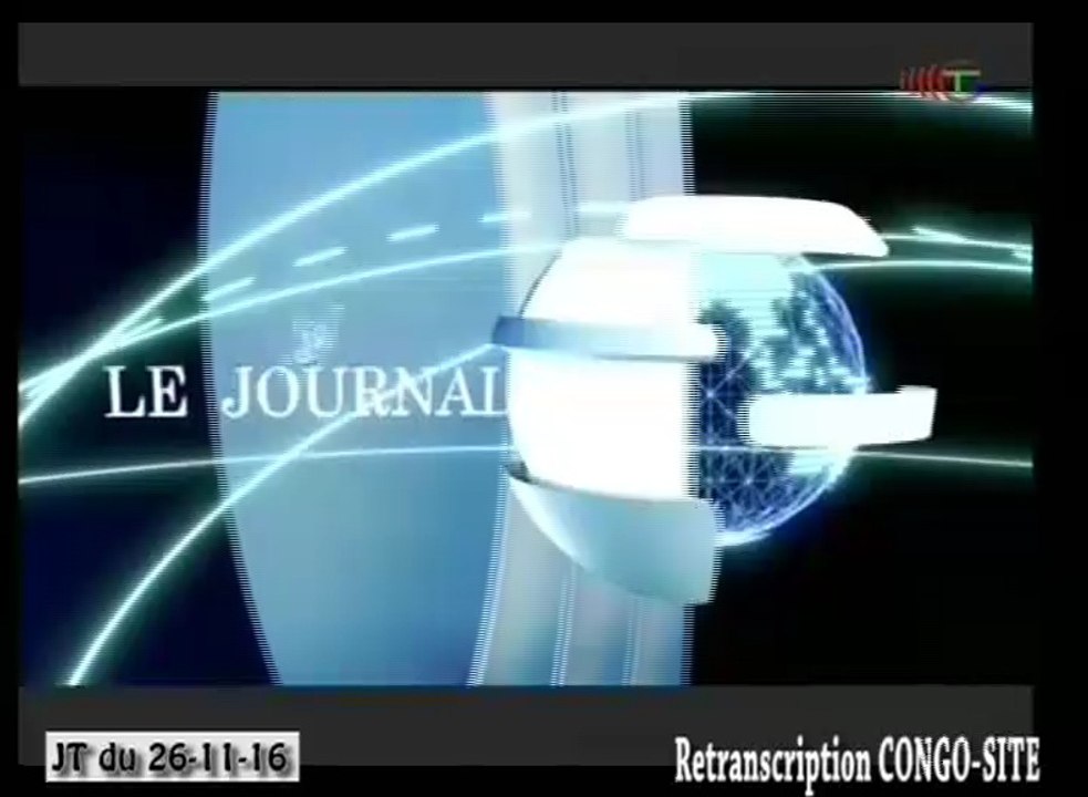 Journal de 20h TVCongo du Samedi 26 Novembre 2016 -By Congo-Site