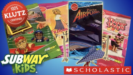 2016 Subway Scholastic The Klutz How to Fold Paper Airplanes #2