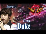 [LMHT] SKT T1 Duke trình diễn kiếm pháp Fiora đối đầu Ekko đường trên