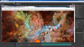 Adobe Edge Animate Lesson #22 - Part 2 Display Planet Information using single text element