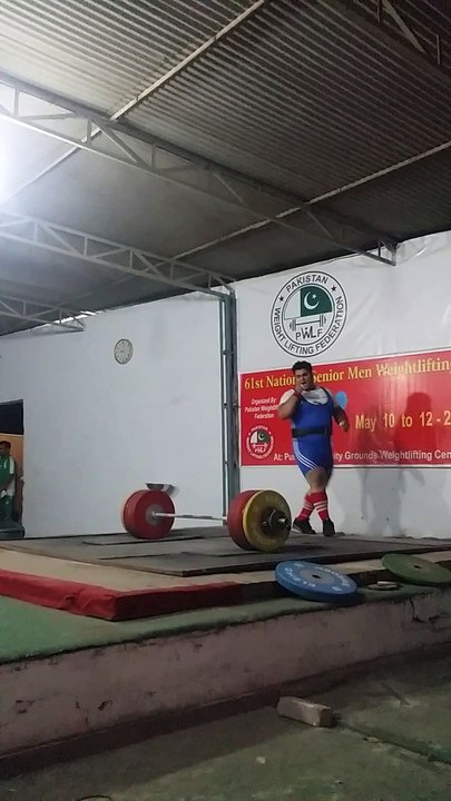 National Champion ship 2016 Weight lifting  212 Kg CLEAN and jerk