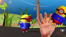 Finger Family Minions 3D Cartoon For Children | Finger Family | Minions Finger Family Nursery Rhymes