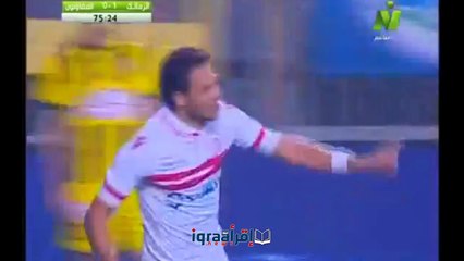 اهداف مباراة الزمالك والمقاولون العرب 3-0 اليوم السبت 26/11/2016 فى الدوري المصري