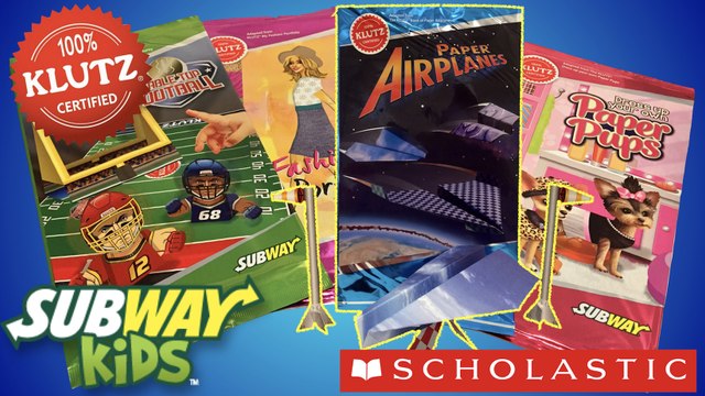 2016 Subway Scholastic The Klutz How to Fold Paper Airplanes #3