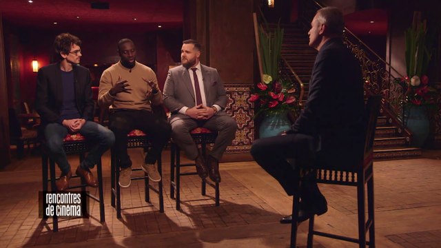 La bande de Demain Tout Commence, Omar Sy, Antoine Bertrand et Hugo Gelin Interview cinema