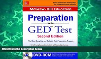 Pre Order McGraw-Hill Education Preparation for the GED Test with DVD-ROM McGraw-Hill Education