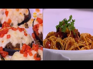 مكرونة إيطالي - بيتزا الباذنجان  | عمايل إيديا حلقة كاملة