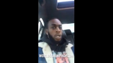 Un homme se filme fuir sa course poursuite avec la police.