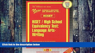 Best Price HiSET / High School Equivalency Test, Language Arts-Writing (Passbooks) (Admission Test