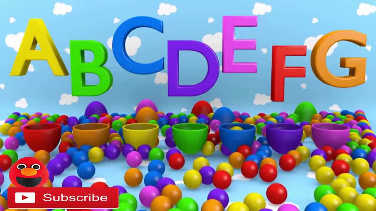 LEARN ABC AND Learn Count Numbers - 3D Surprise Eggs - Eggs Surprise 3D Color Ball Show for Kids