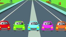 Carros Dedo Família | Desenhos animados para crianças | Popular berçário Canção | Cars Finger Family