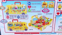 Learn Colors Numbers Pororo School Bus Tayo the Little Bus Garage Toy Surprise l Learn Colorful Toys