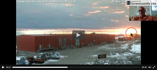 Nibiru Planet X Latest - Antartica Casey Station 2 Suns Setting