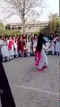 Beautiful Pakistani school girl dance on pashto song