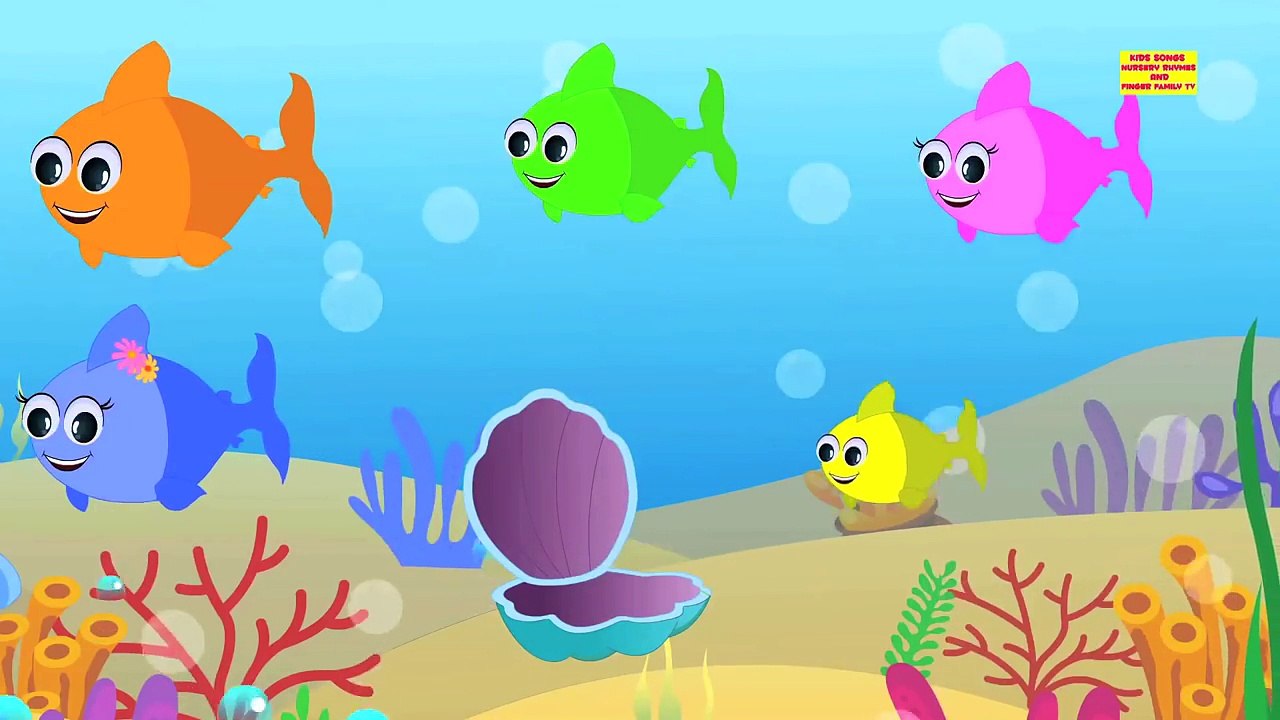 Finger Family Fish | Nursery Rhymes For Kids And Baby Songs For Childrens