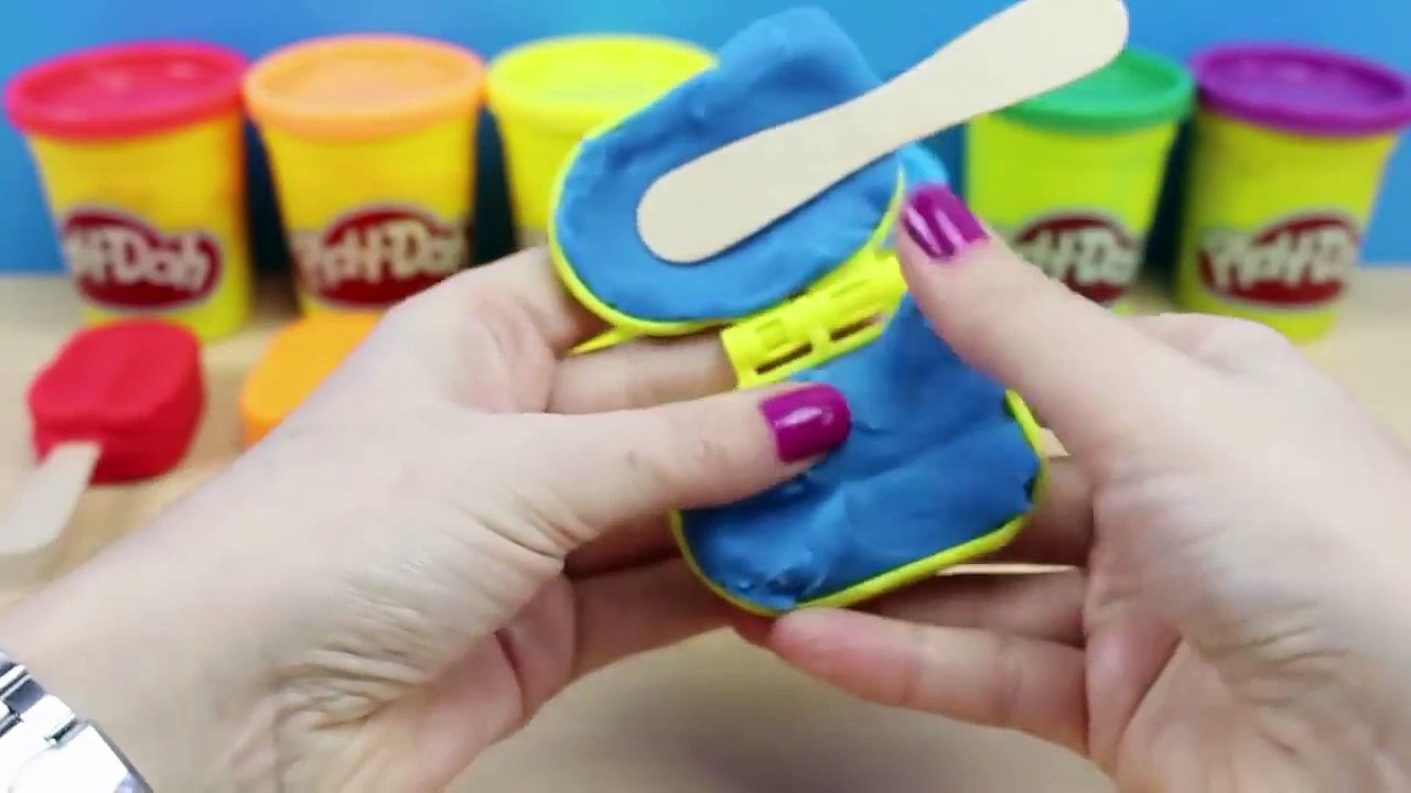 Aprender los colores con helados de plastilina Play Doh | Paletas de plastilina Play Doh en español