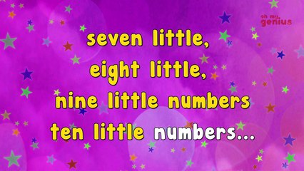 Karaoke - Numbers Song | Ten Little Numbers | Karaoke Rhymes