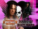 Bret Hart Diary  Bret Hart sketches a drawing for the