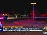 LATEST: Man dead after officer-involved shooting in Surprise