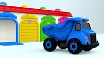 Colors for Children to Learn with Color Dump Truck Toy - Colours for Kids to Learn
