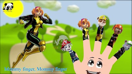 #Paw Patrol #Captain America #X-men #Finger Family Songs #Nursery Rhymes Lyric & More Panda Kids