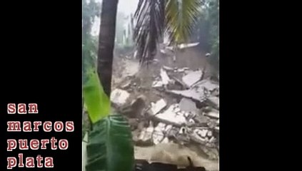 Derrumbe san marcos puerto plata