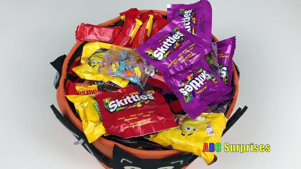 Learn to Count with Candy Skittles M&M Snickers Butterfinger Shopkins Egg Surprise Toys learn colors-zcAk2yT7MkM