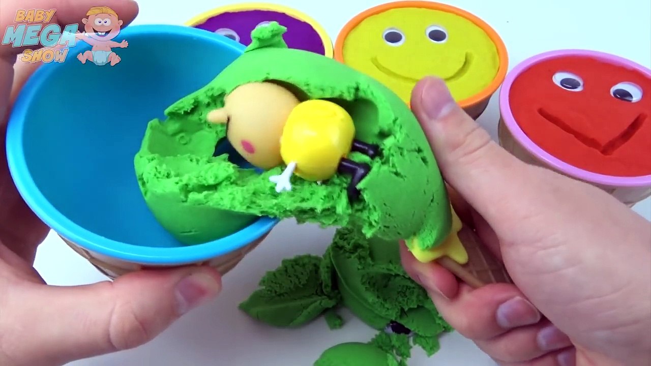 Kinetic Sand Ice Cream Cupcakes Surprise Toys Talking Tom Paw Patrol Peppa Pig Masha