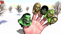 HULK VS SKELETON SUPERHERO BATTLE Finger Family | 1 HOUR | Nursery Rhymes In 3D Animation