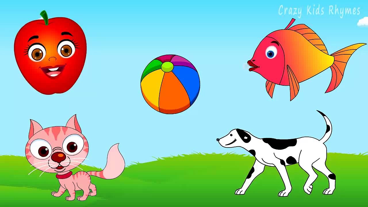 A for Apple Nursery Rhyme for Children - Phonics Song for Kids - Kids Learning Videos