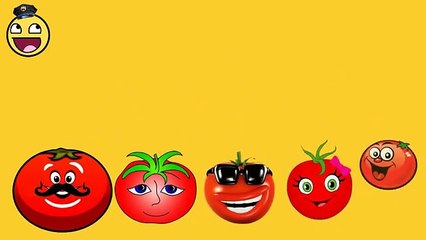 Cartoons for Kids | Tomato Finger Family Rhymes | Cartoons for Children