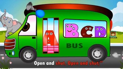 下载视频: Wheels On The Bus | Nursery Rhymes Songs | Bus Song For Kids | ABC Wheels On The Bus Songs