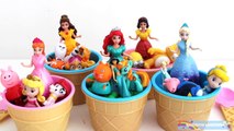 Play Doh Ice Cream Surprise Toys Disney Princess Finding Dory Learn Colors RainbowLearning