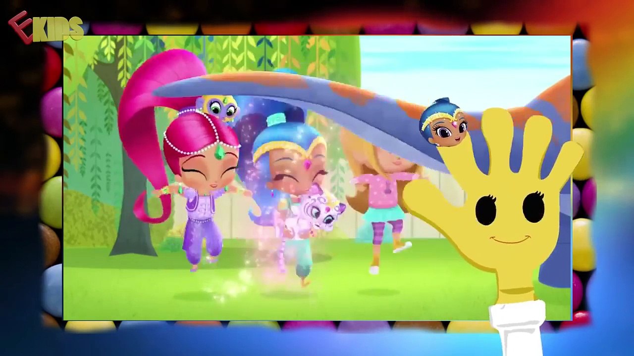 Shimmer And Shine Along Dinosaur Movie Finger Family Nursery Rhymes By EKids