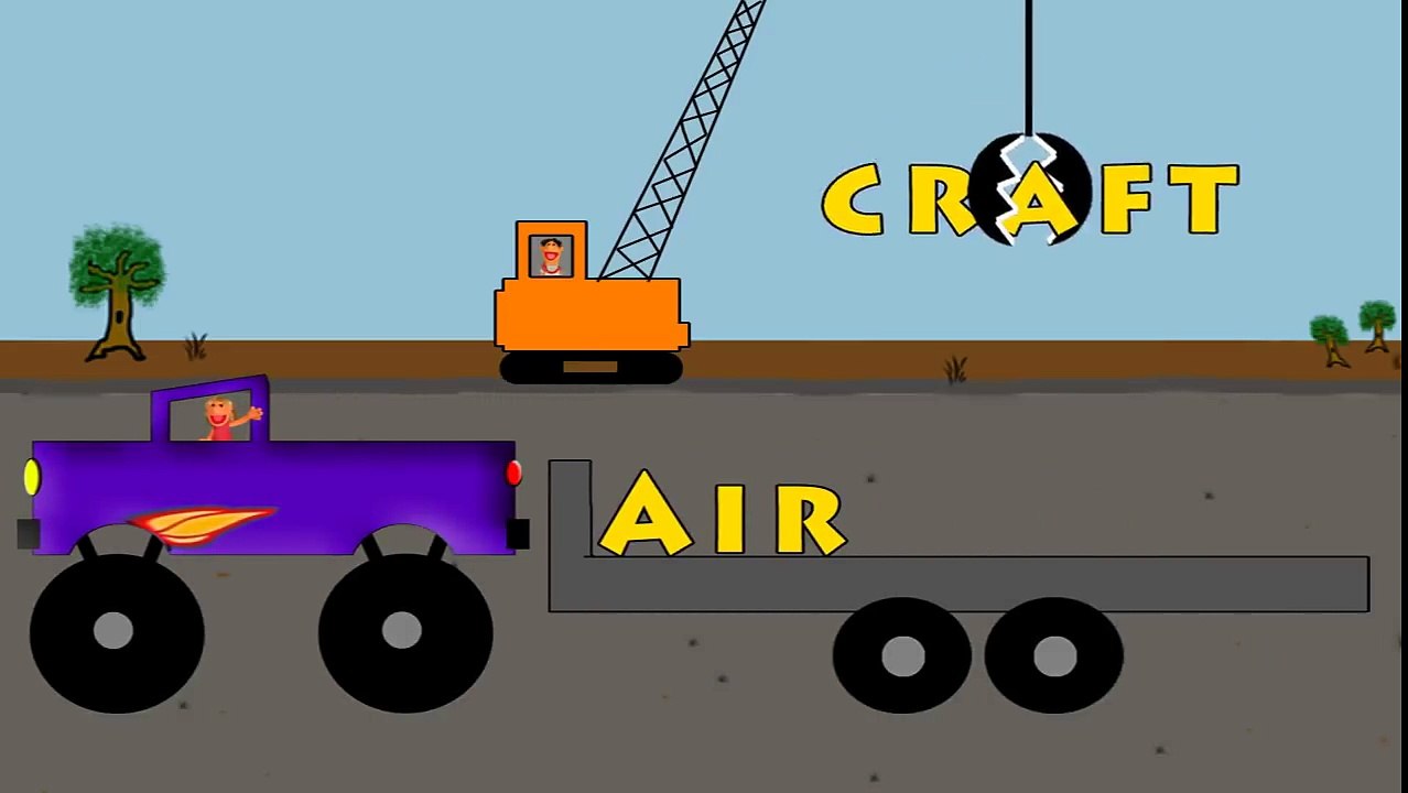 Vids4kids.tv - Words On Trucks - Compound Words Part 2