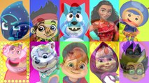 PJ Masks Romeo Game - Play Doh The Alvin, Masha, Paw Patrol, Team Umizoomi, Bubble Guppies & Moana