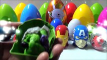 OPEN 25 KINDER SURPRISE EGGS & SURPRISE SPORTS BALLS - Disney Cars Toys Minions Hulk Angry Birds