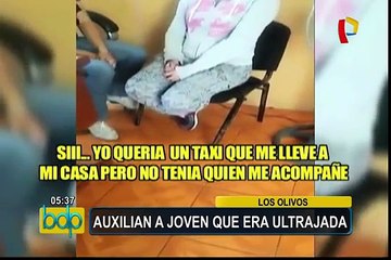 Los Olivos: auxilian a joven que era ultrajada por sujetos