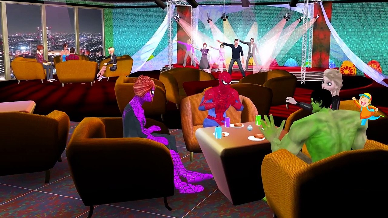 Frozen Elsa SpiderGirl SuperHeroes In Car | Joker Girl Prank | Hulk Vs Joker | Finger Family Rhymes