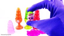 Clay Slime Toy Surprise Eggs Learn Colors Disney Cars Teen Titans Go Shopkins