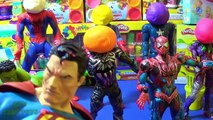 Learn Colors with Play Doh Superhero Marvel Dc, Hulk, Captain America, Superman, Spiderman Joker