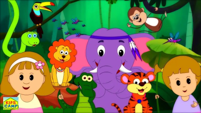 Five Little Monkeys Jumping on the Bed | Popular Nursery Rhymes Collection for Children by KidsCamp