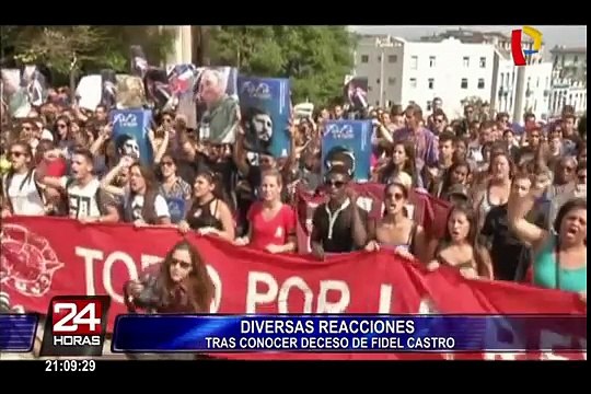 Cubanos en Miami celebraron la muerte de Fidel Castro