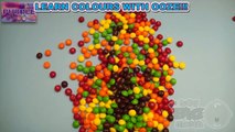 Learn Colours with Surprise Eggs and a Skittles Rainbow | Learn Colours For Kids Children